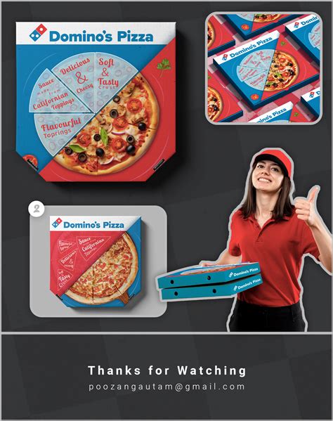 Pizza Box design - Domino's on Behance