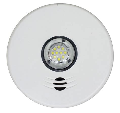 3-in-1 Combination Smoke & Carbon Monoxide Alarm with LED Strobe Light — Orka