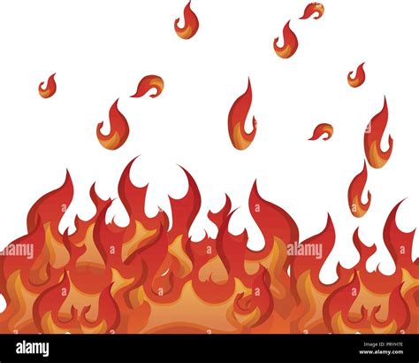 fire flame pattern background vector illustration design Stock Vector ...