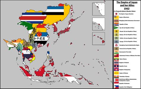 The Greater East-Asian Co-Prosperity Sphere, circa 1962 : r/TNOmod