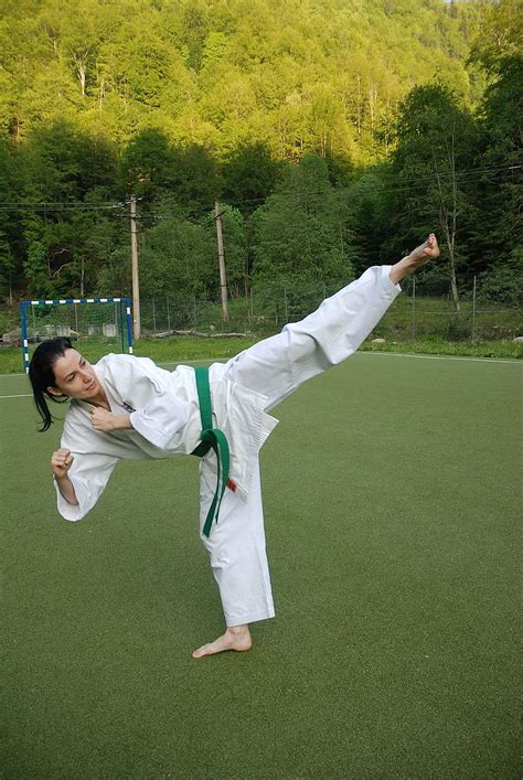 Karate, Kick, Girl, Martial Arts, Female, Belt, Woman, women karate HD phone wallpaper | Pxfuel