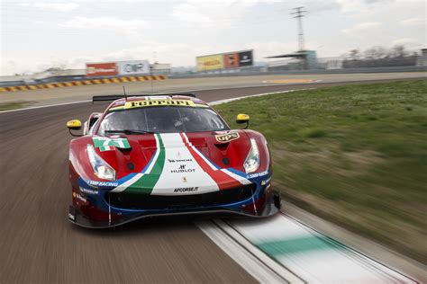 Ferrari 488 GTE Evo debuts at Fiorano, aiming for victory at Le Mans