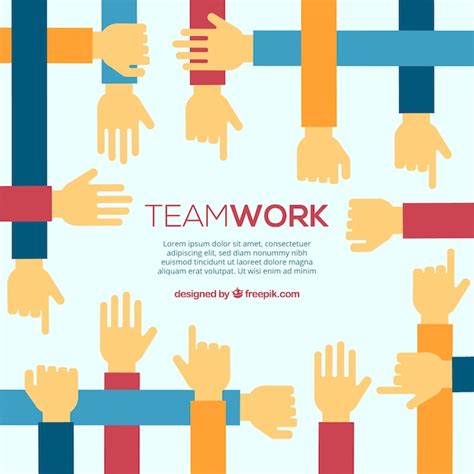 Free Vector | Team work background design