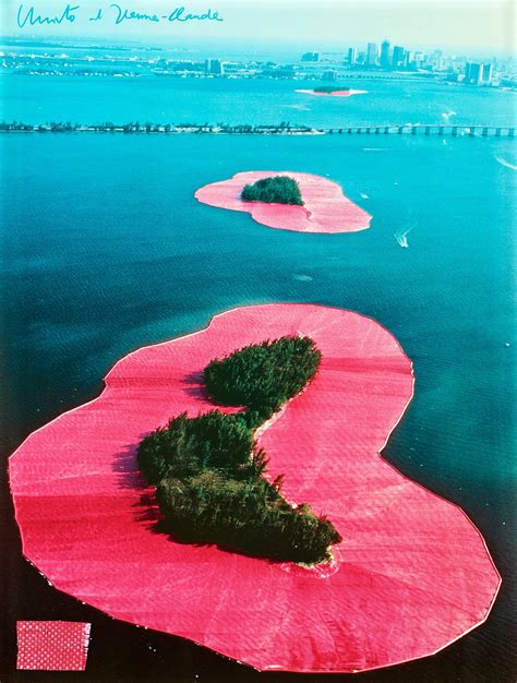 CHRISTO & JEANNE-CLAUDE, "SURROUNDED ISLANDS, PROJECT FOR BISCAYNE BAY ...