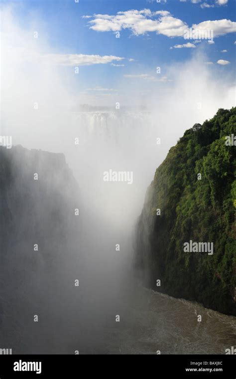 Victoria Falls from Zambia side Stock Photo - Alamy