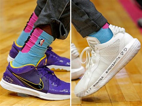 Kobe Bryant Honored By NBA Stars With Sneaker Tributes, 'Mamba 4 Life ...