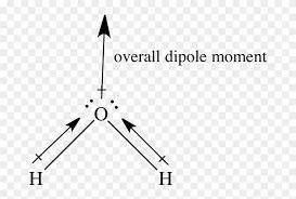 Identify the overall molecular dipole moment of water using a vector ...