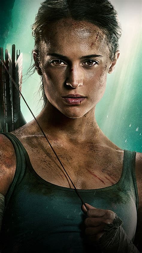 2160x3840 Tomb Raider 2018 Movie Alicia Vikander Poster Sony Xperia X ...