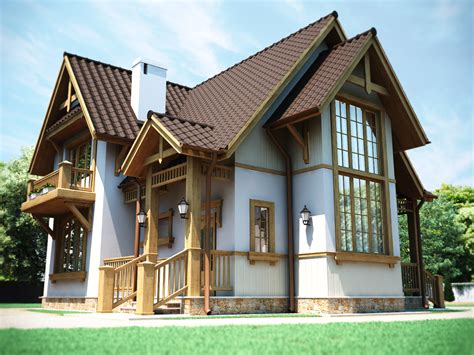 country house 3d model