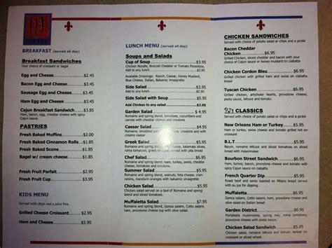 PJ's Coffee Menu, Menu for PJ's Coffee, Picayune, Picayune - Urbanspoon/Zomato