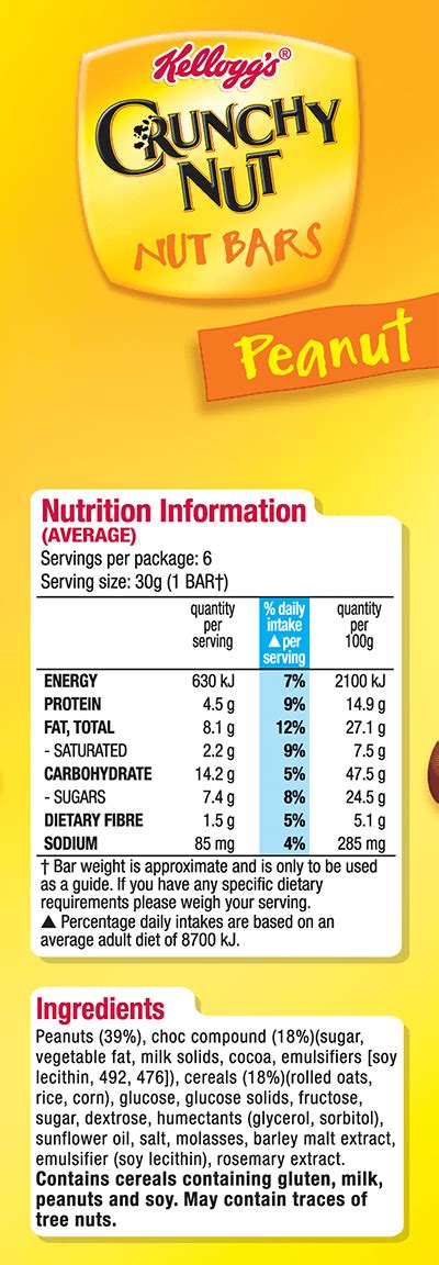 Crunchy Nut Cereal Nutrition Label | Besto Blog