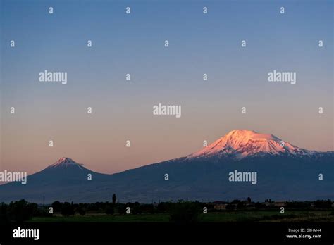 Mount Ararat at sunrise Stock Photo - Alamy