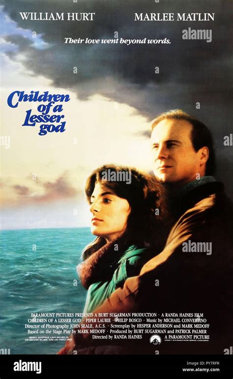 Original film title: CHILDREN OF A LESSER GOD. English title: CHILDREN ...