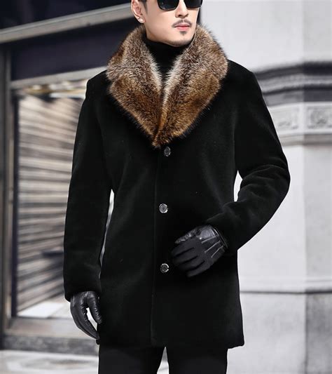 W Mens Faux Fur O Fur C J Or T Coat P W ￡20.41 thenationalherald.com