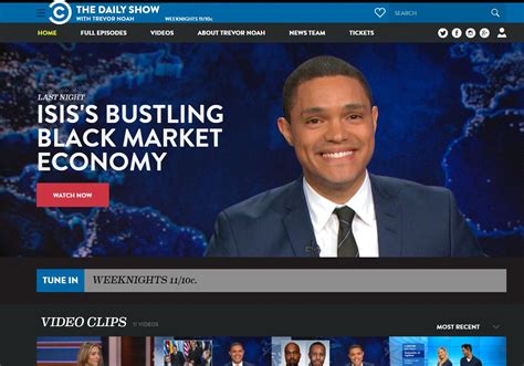 How to Watch The Daily Show with Trevor Noah Online - Exstreamist