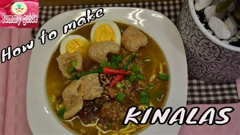 How to make kinalas. / Bikol recipe. - YouTube