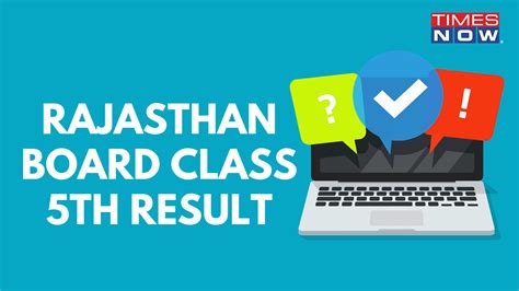 BSER Ajmer Rajasthan Board Class 5th Result 2023 Today, How to check on ...