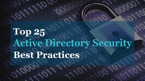 Top 25 Active Directory Security Best Practices