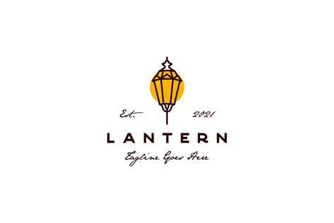 Lantern, Classic Street Lamp Logo Design Graphic by Weasley99 ...