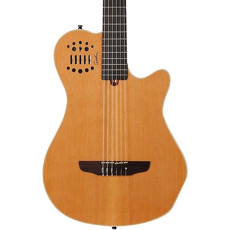 Godin Multiac Grand Concert SA Nylon String Electric Guitar High Gloss ...