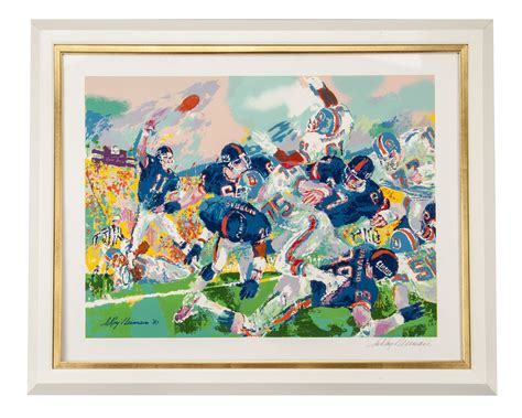 Lot Detail - 1987 LeRoy Neiman New York Giants Super Bowl Signed Print