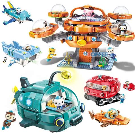 ENLIGHTEN Octonauts Octopus Playset Octopod Building Blocks Kids Sets ...