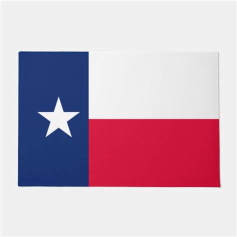 Texas State Flag Design Doormat | Zazzle