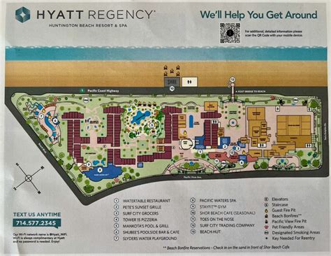 Property Map of Hyatt Regency Huntington Beach Resort And Spa, CA United States