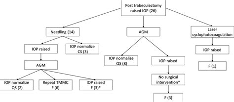 Flow chart for management of raised IOP post trabeculectomy.... | Download Scientific Diagram