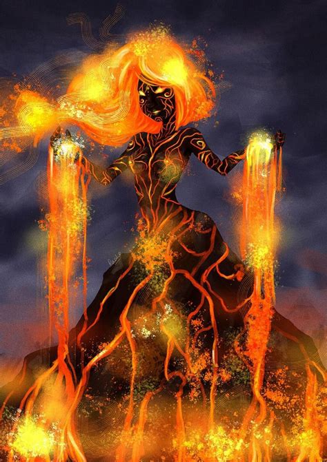 Pele the Hawaiian Goddess of Volcanoes. | Hawaiian art, Fire goddess, Goddess art