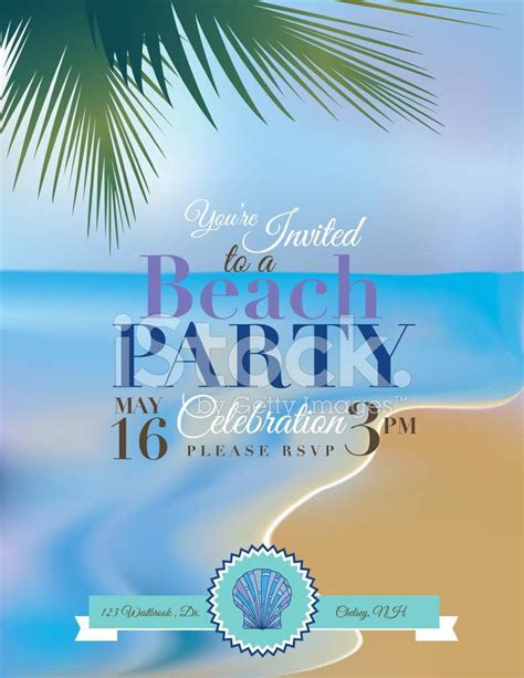 24 Online Beach Party Invitation Template for Ms Word for Beach Party Invitation Template ...