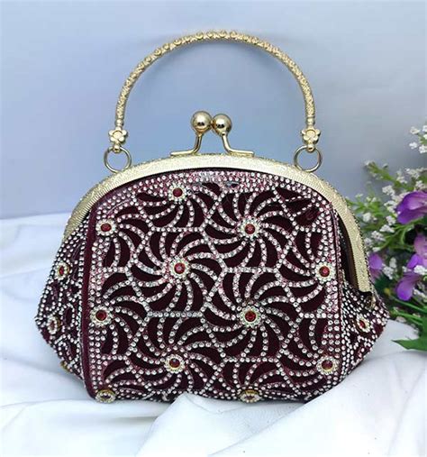 Bridal Clutch Bag (ZV:8698) - Zeverat.pk