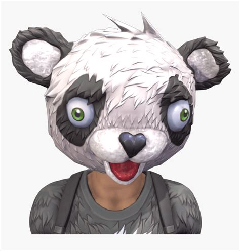 P A N D A Team Leader Outfit - Panda Skin Fortnite Png, Transparent Png ...