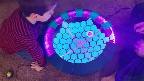 Glowing Beyblade Stadium Battles, custom Arena - YouTube