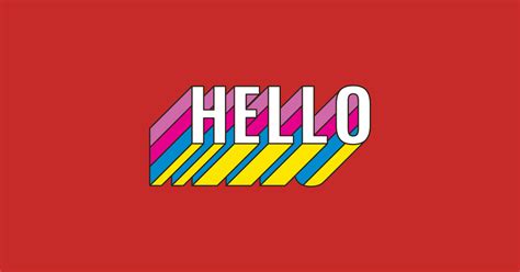 Hello - Hello - Sticker | TeePublic