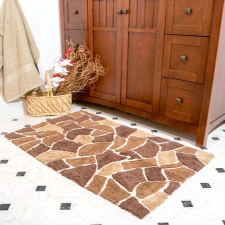 Chesapeake Boulder 2pc Brown Bath Rug Set (21"x34" & 24"x40") - Walmart.com