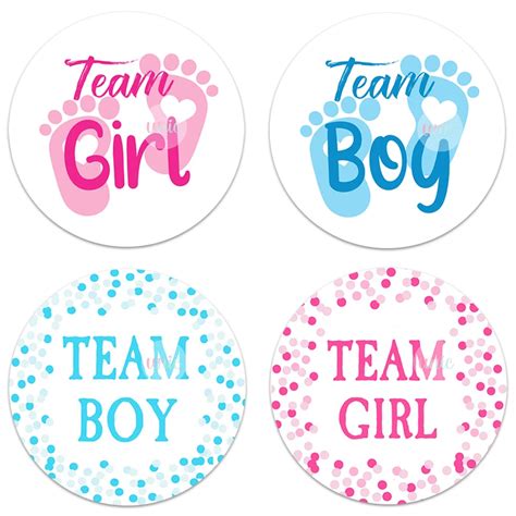 Team-Boy-Team-Girl-Stickers-Gender-Reveal-Boy-or-Girl-Sticker-Gender-Reveal-Party-Decoration ...