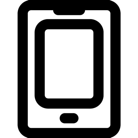 Cellphone Outline Vector SVG Icon - SVG Repo