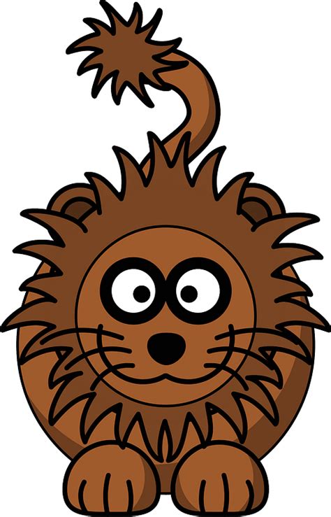 Dark Brown Lion clipart. Free download transparent .PNG | Creazilla