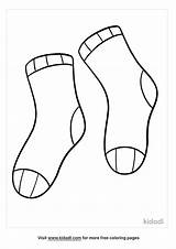 Socks Coloring Page Colorable Outline Sketch sketch template
