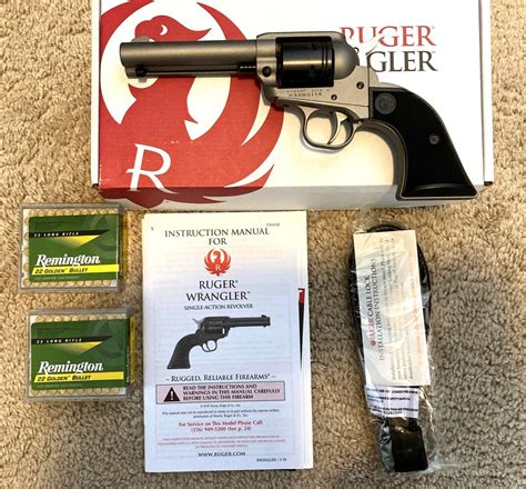 Ruger Wrangler .22LR Silver Cerakote Revolver - 200Rds Ammo | Carolina Shooters Forum