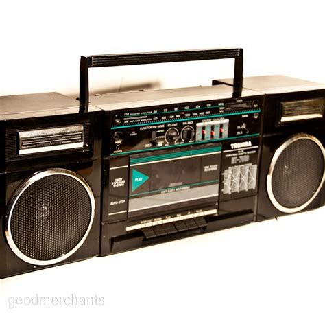 Vintage Boom Box Cassette Tape Player Recorder Radio | ラジカセ, ラジオ, テクノロジー