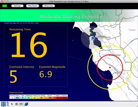 Earthquake Early Warning System Demonstration - Space Showcase