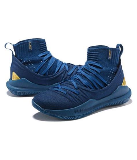 Under Armour UA STEPHEN "CURRY" 5 Blue Basketball Shoes - Buy Under ...