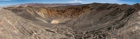 Ubehebe Crater Panorama - Death Valley Stock Image - Image of travel, america: 269132859