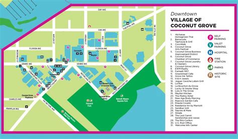 Coconut Grove Miami | » Maps - Coconut Grove Florida Map | Printable Maps