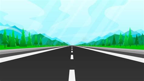 Road Trip Infinity, Landscape Travel, Pave the Route, Location Information. Vector Stock Vector ...