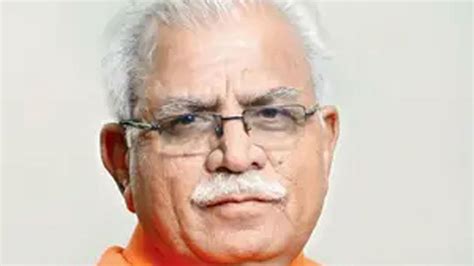 Haryana CM Manohar Lal Khattar takes up contaminated water issue with ...