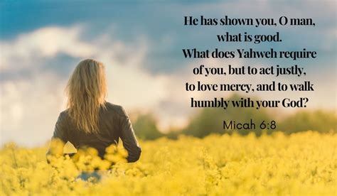 Micah 6:8 What is required of you? - Faith, Hope & Joy