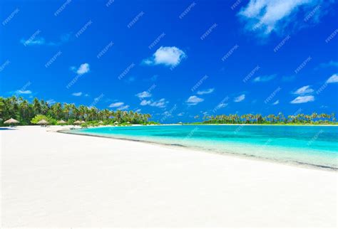 Premium Photo | Tropical beach in maldives